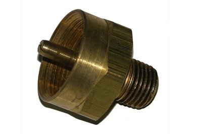 27-170 1"20 Female Throwaway Cylinder Adapter X 1/4 Inch Male Pipe Thread