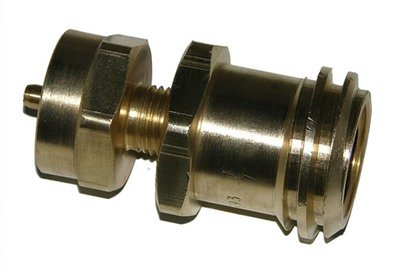 27-190 1"20 Female Throwaway Cylinder Adapter x 1 5/16 Inch Acme Male And Female Combo