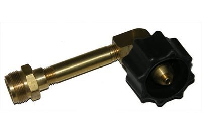 27-156 1"20 Male X 4 Inch Extension X Elbow X Type One Black Connector.
