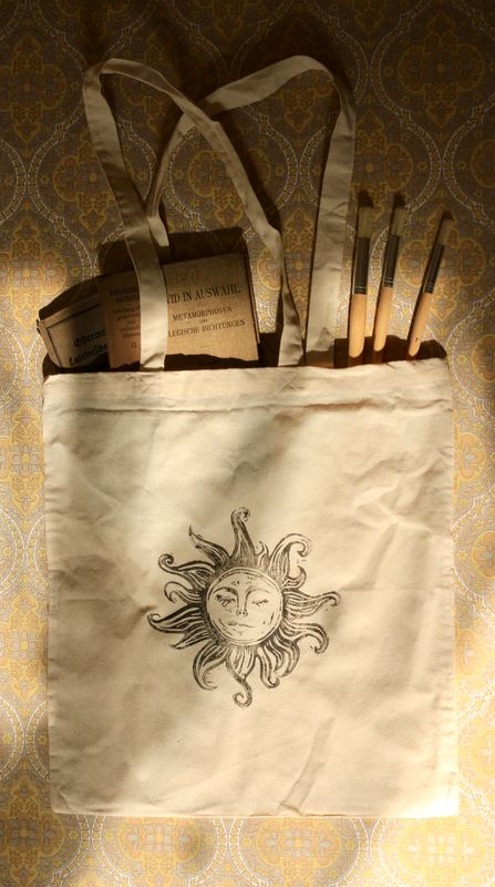 Baumwolltasche - "Sonne & Mond"