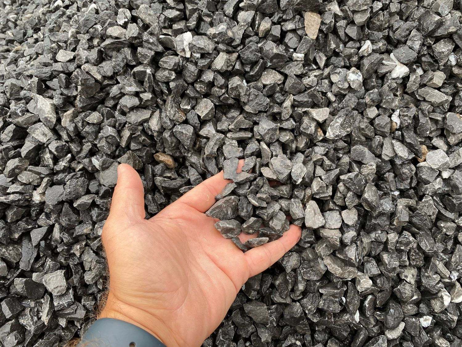 Bigbag 1m3 calcaire gris anthracite 8/16
