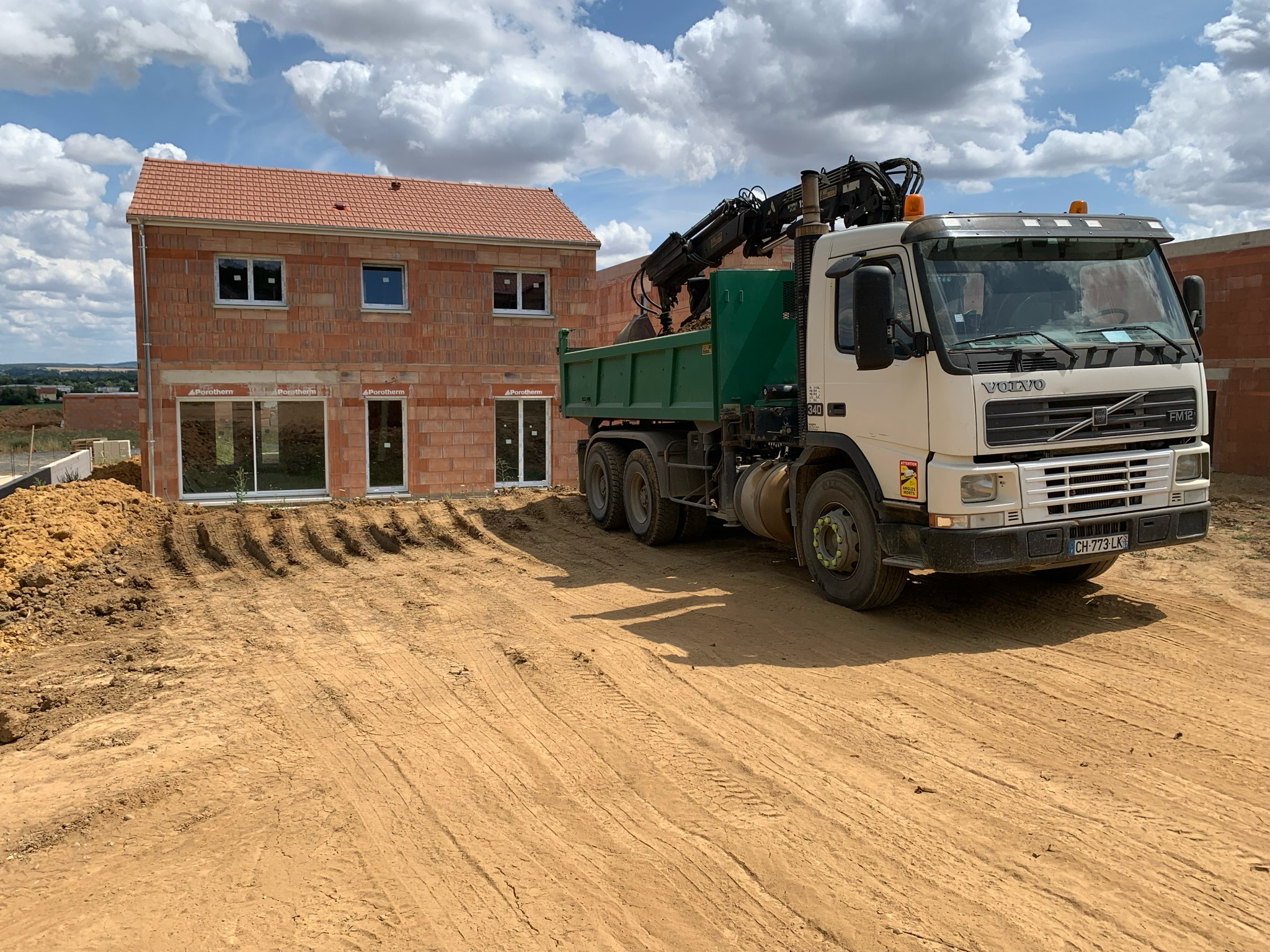 Benne de 7m3 terre/gravats