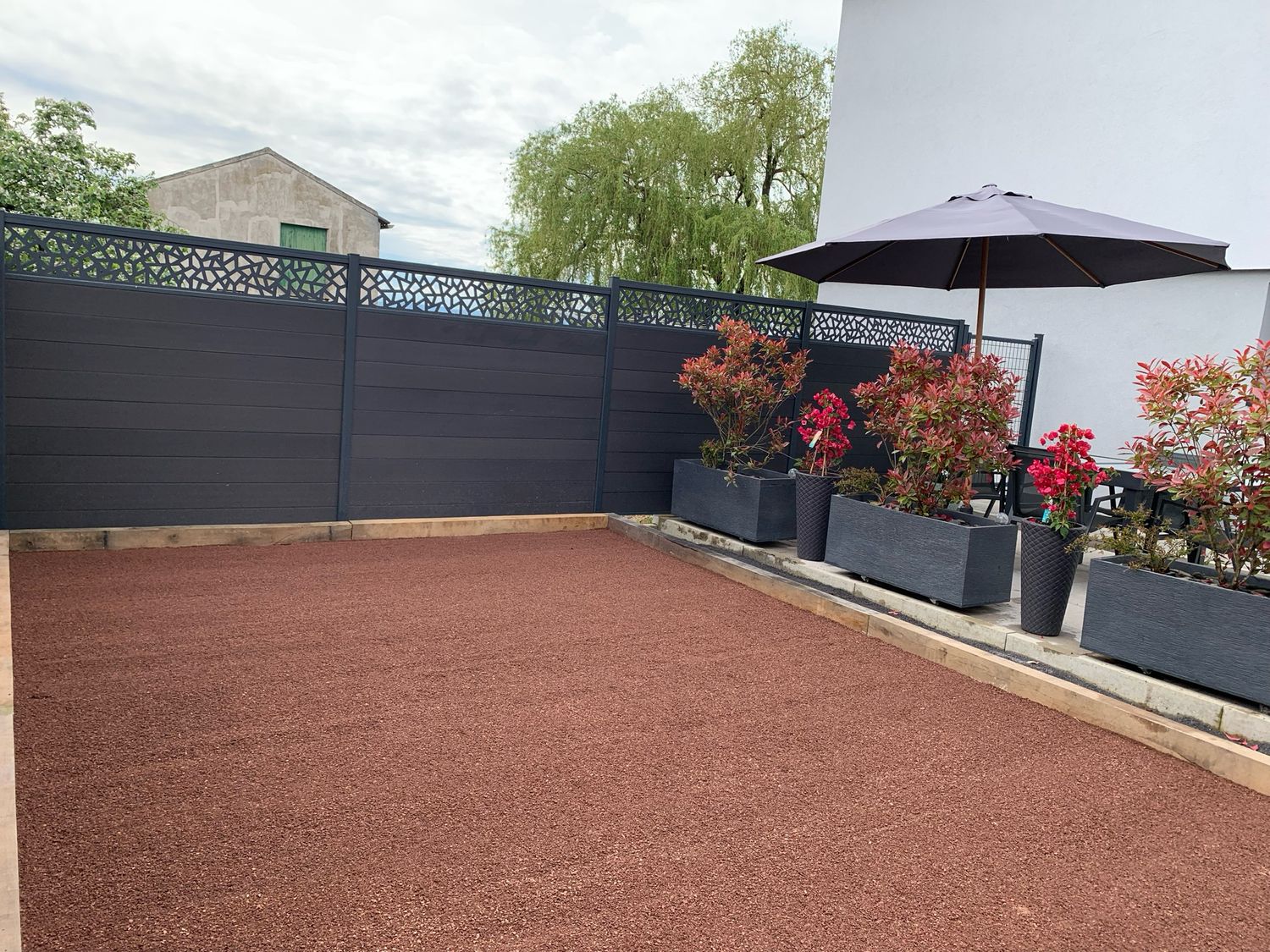 Schiste rouge 0/5 – Finition idéale pour terrain de pétanque