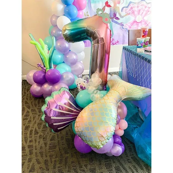Bouquet mermaid tail