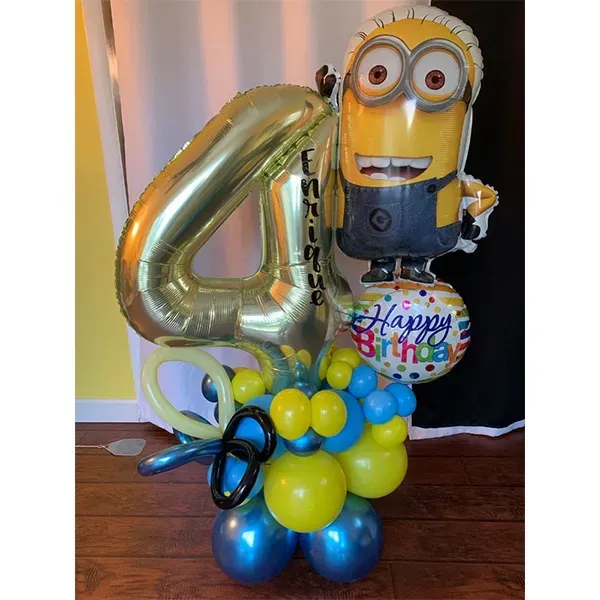 Bouquet Minions happy birthday