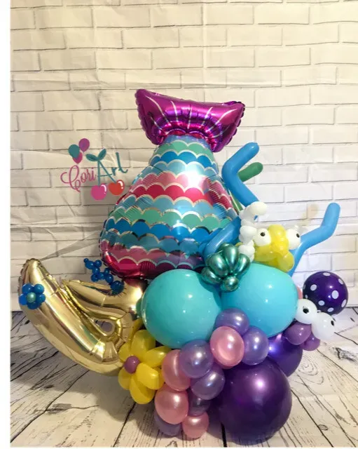 Happy birthday little mermaid bouquet