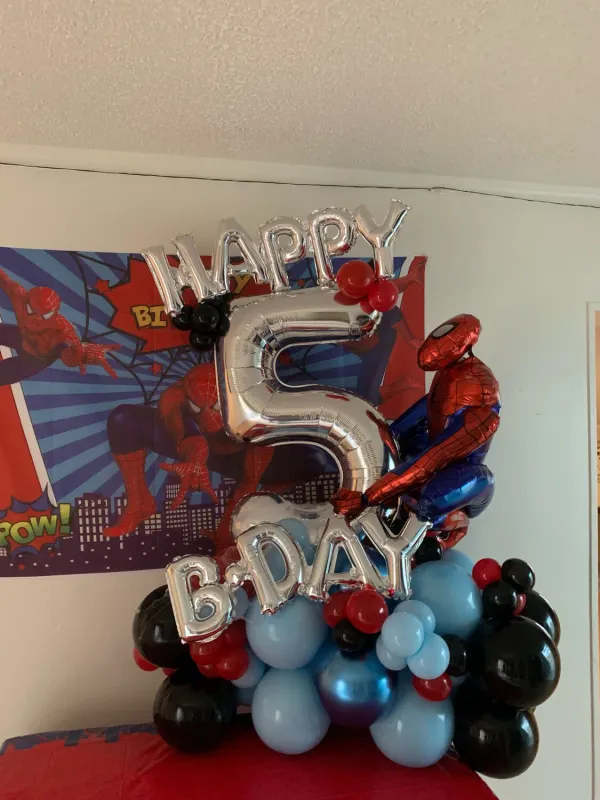 Happy birthday Spiderman bouquet