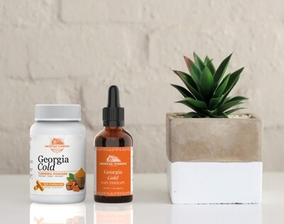 SPECIAL COMBINATION -Dr. Rick's Turmeric Therapy - Fermented Turmeric Capsules and Fermented Turmeric Oil Extract with Curcumin - Perfect Together SPECIAL COMBINATION -Dr. Rick's Turmeric Therapy - Fermented Turmeric Capsules and Fermented Turmeric Oil Extract with Curcumin - Perfect Together