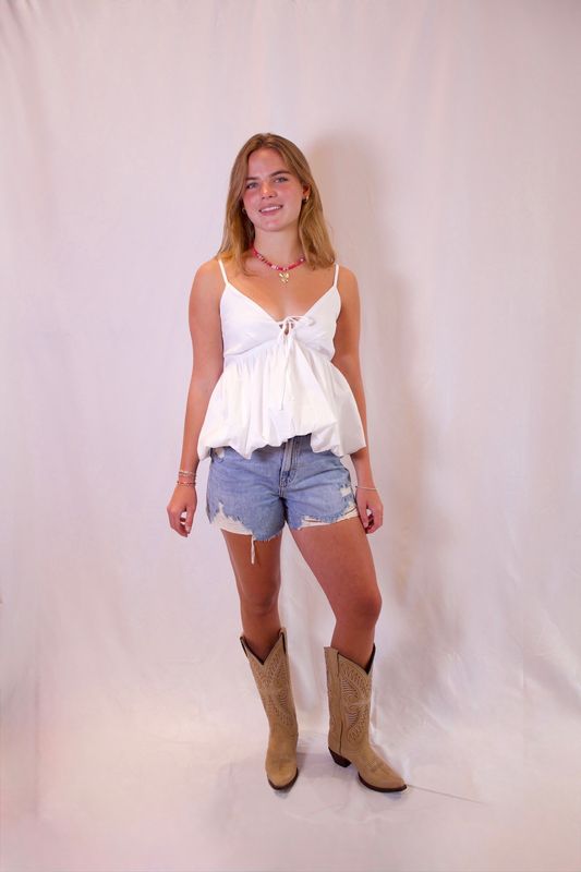 Bubble Hem Tank