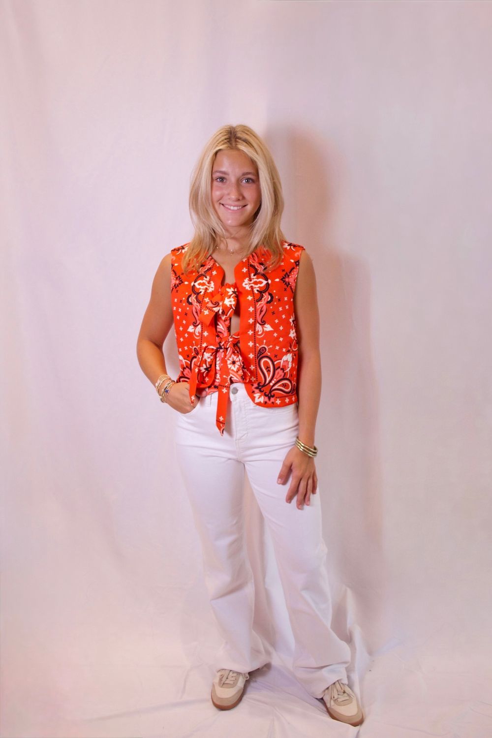 Paisley Vest Top