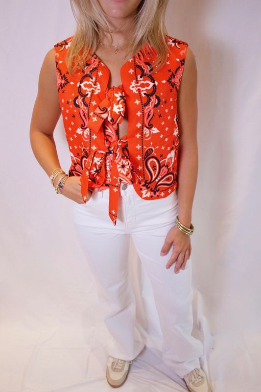 Paisley Vest Top