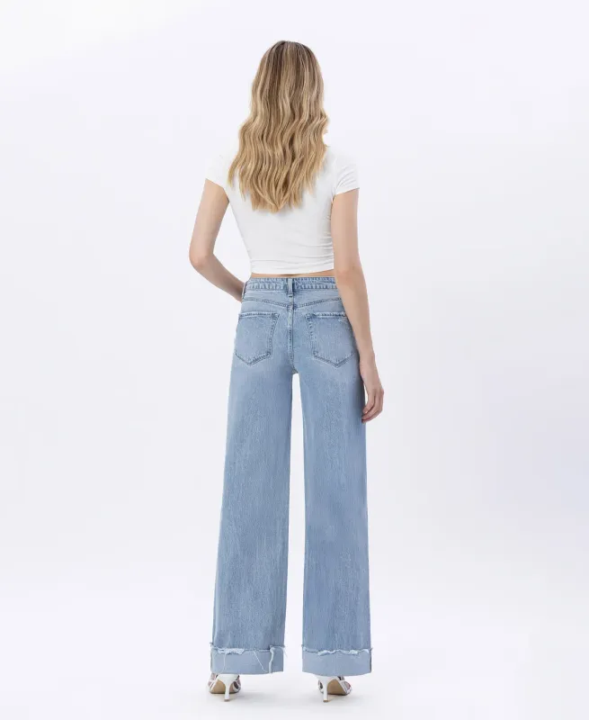 Super High Rise Cuffed Jeans