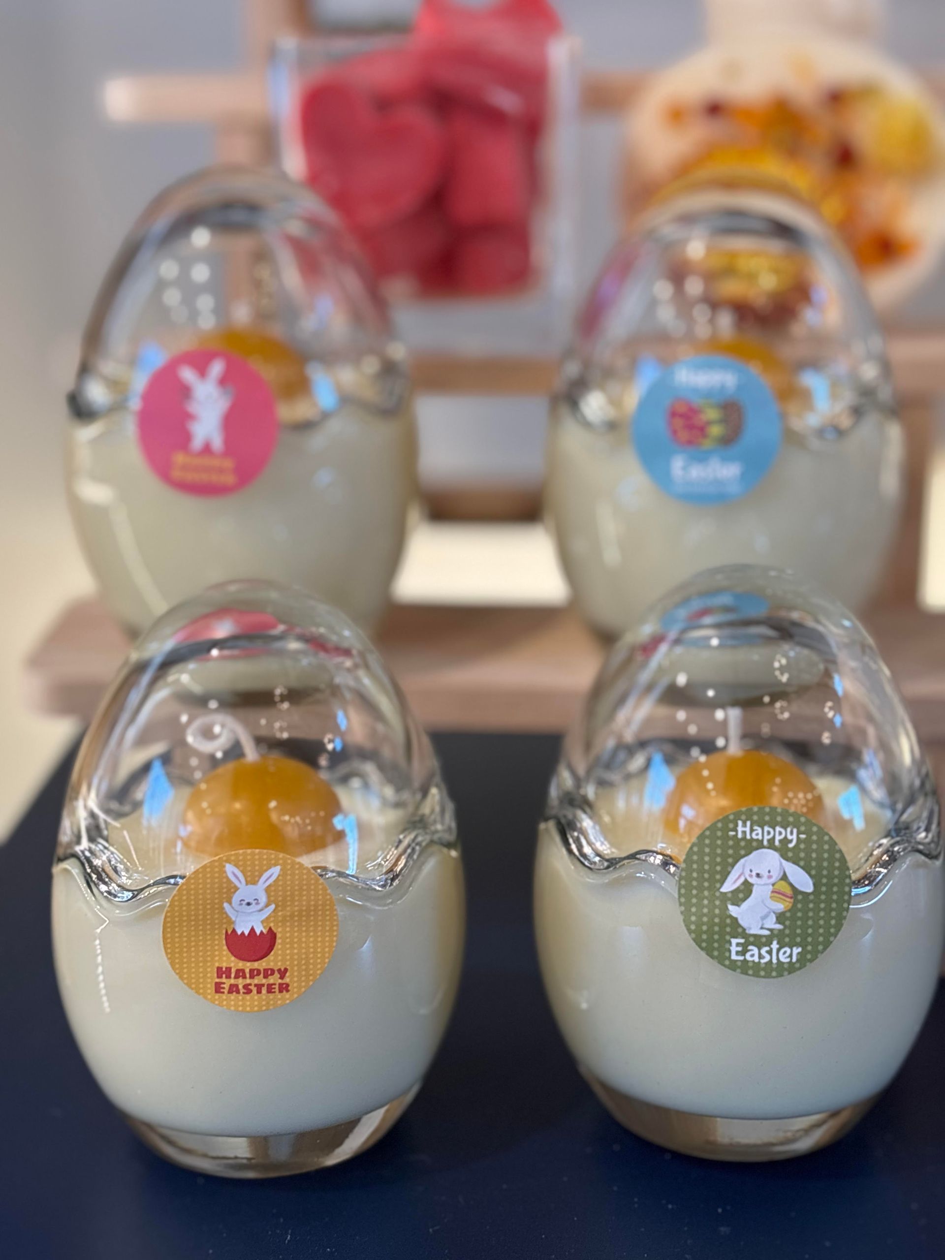 Egg Jar Candle - 100% Soy and Beeswax - Adorable Easter Decor!