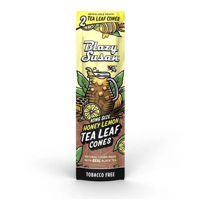 Blazy - Honey Lemon Tea Leaf Cones 2pk
