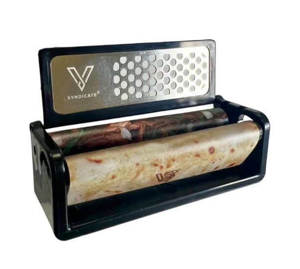 V Syndicate - 1 1/4” Roller Blazed Rolling Machine and Grinder, Roller Pattern: Taco