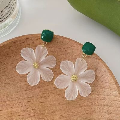 Floral Acrylic Earrings