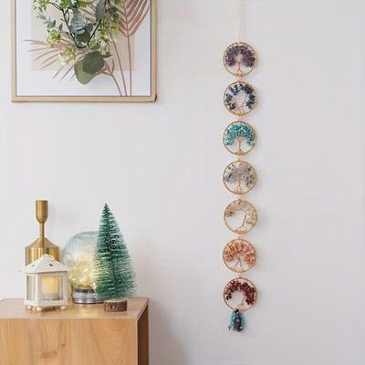 7 Chakra Tre of Life Wall Hanging