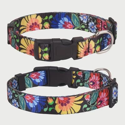 Floral Adjustable Dog Collar