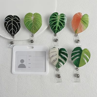 Leaf Badge Holders
