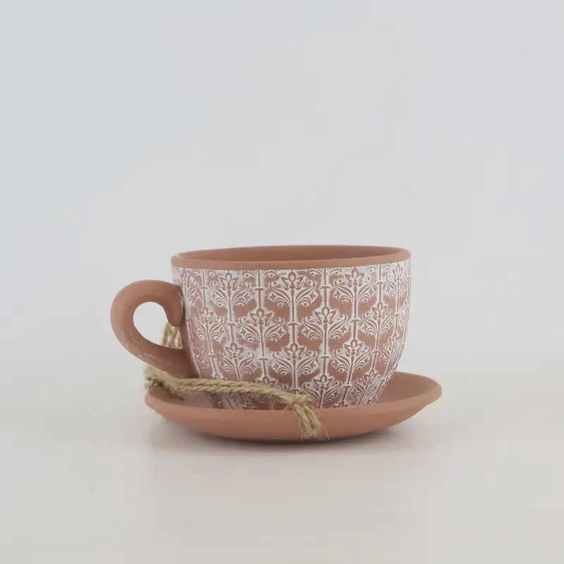 Ceramic Hanging Coffee Cup Planter