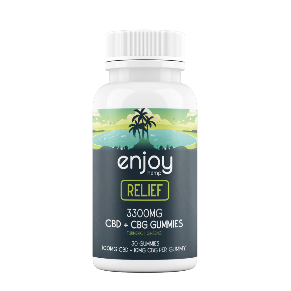 Enjoy Relief - CBD + CBG Gummies - 30ct
