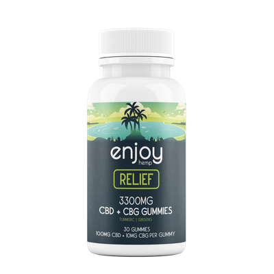Enjoy Relief - CBD + CBG Gummies - 30ct