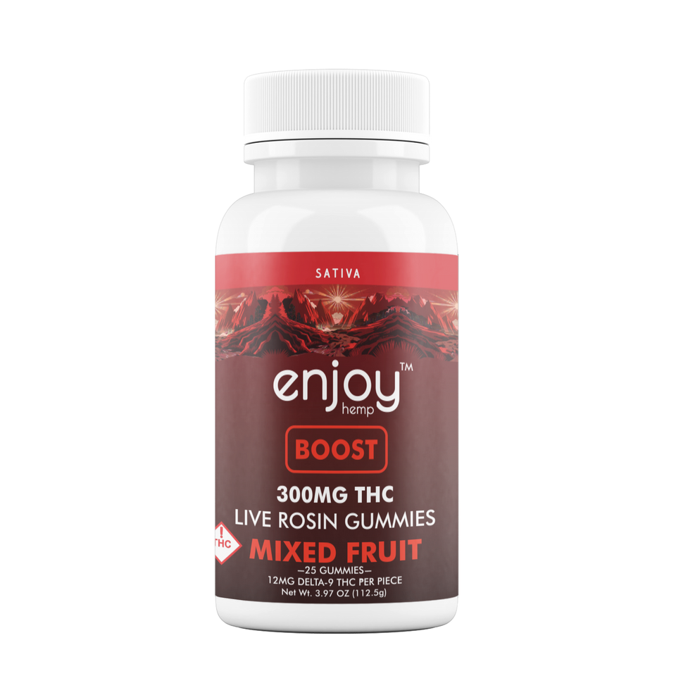 Enjoy Live Rosin Gummies - Boost 12mg - 25ct