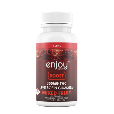Enjoy Live Rosin Gummies - Boost 12mg - 25ct