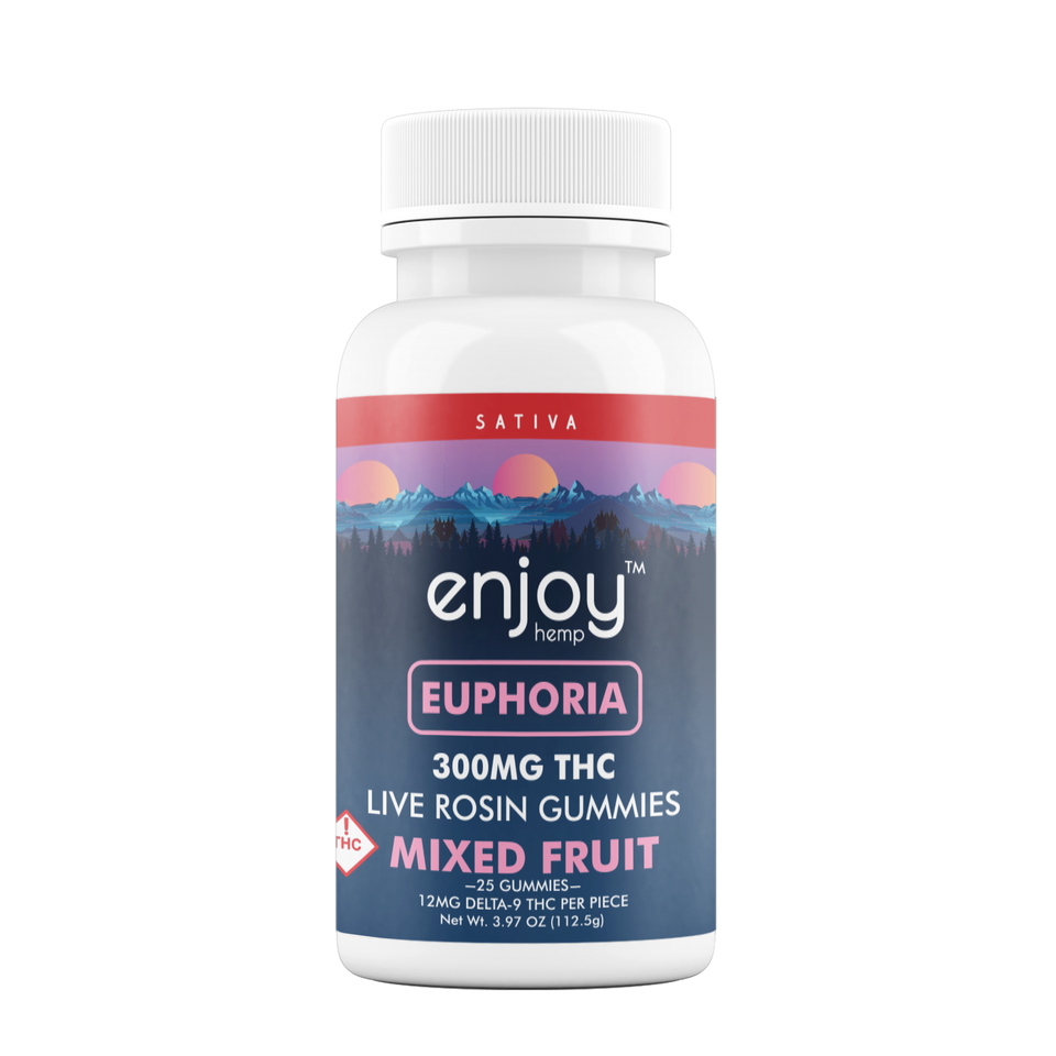 Enjoy Live Rosin Gummies - Euphoria 12mg - 25ct