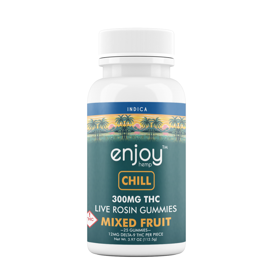 Enjoy Live Rosin Gummies - Chill 12mg - 25ct