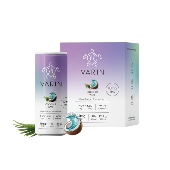 Coconut Wave - 10mg THC + THCV Clean Energy Drink