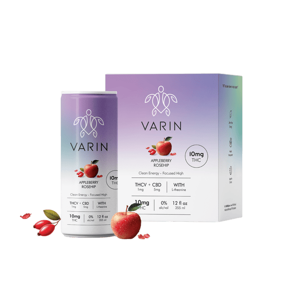 Appleberry Rosehip - 10mg THC + THCV Clean Energy Drink
