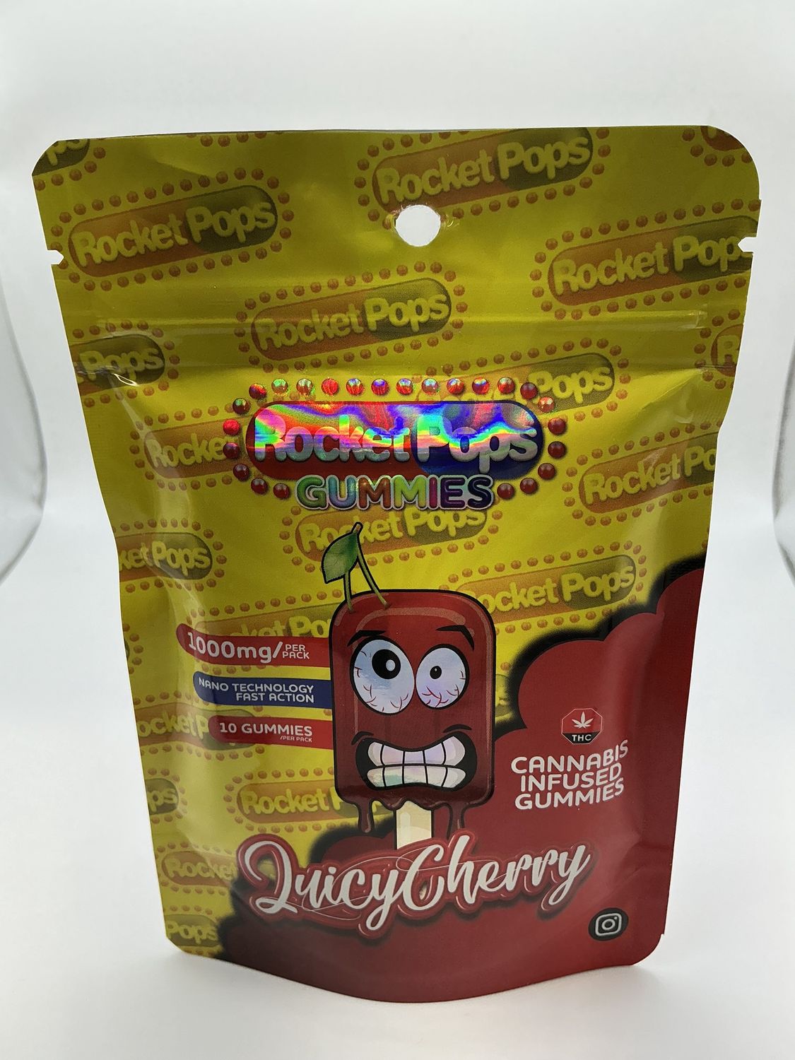 Rocket Pop Edibles, Size: 1000MG