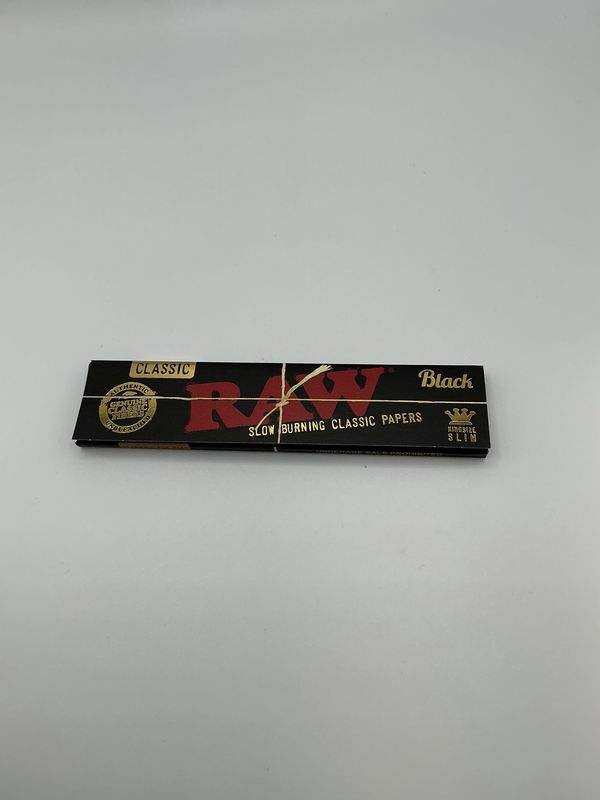 Raw black king size paper
