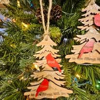 Cardinal Memorial Ornament