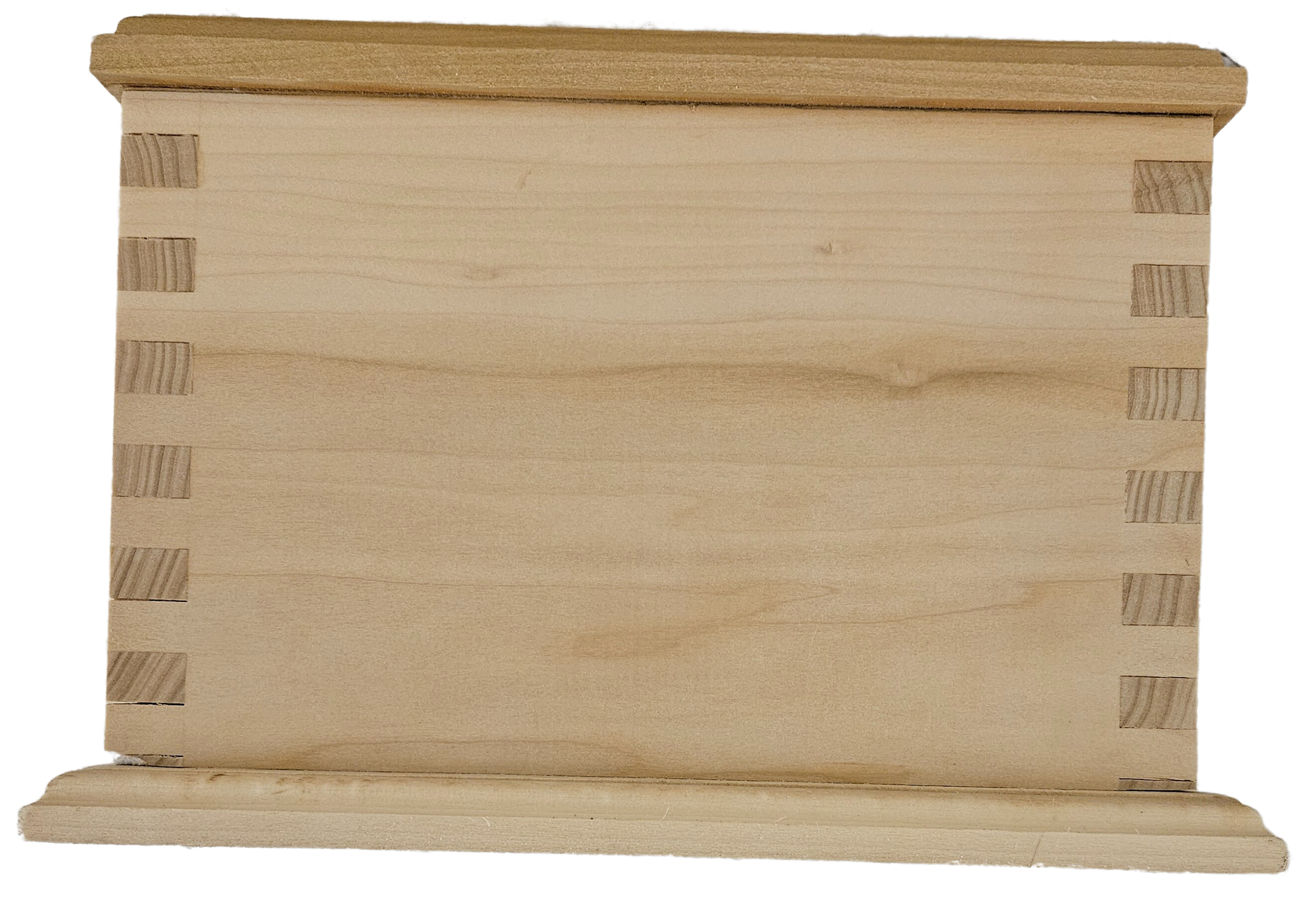 Box Joint Poplar Urn