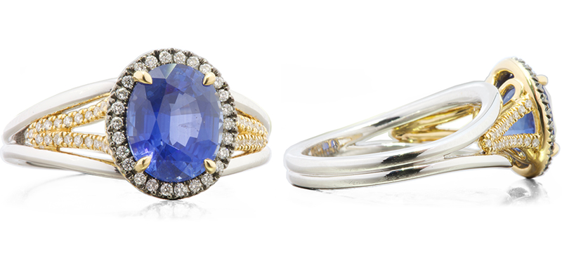 2.79ct ov Ceylon "Cornflower" blue sapphire