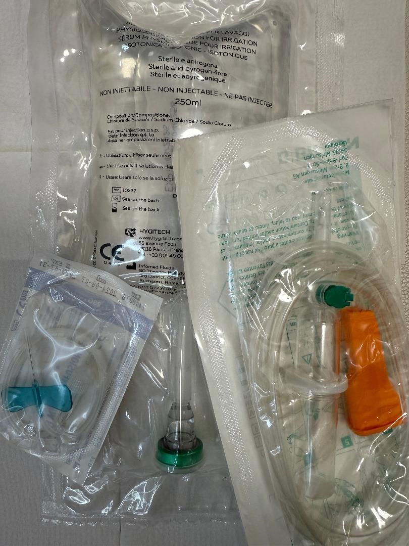 FULL IV SET - WITH 250ML BAG, GIVING SET & BUTTERFLY
