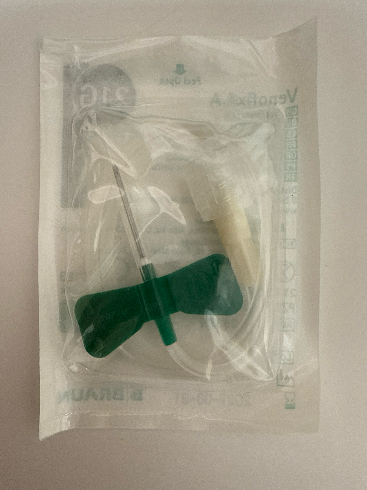 21g Butterfly Needle Green