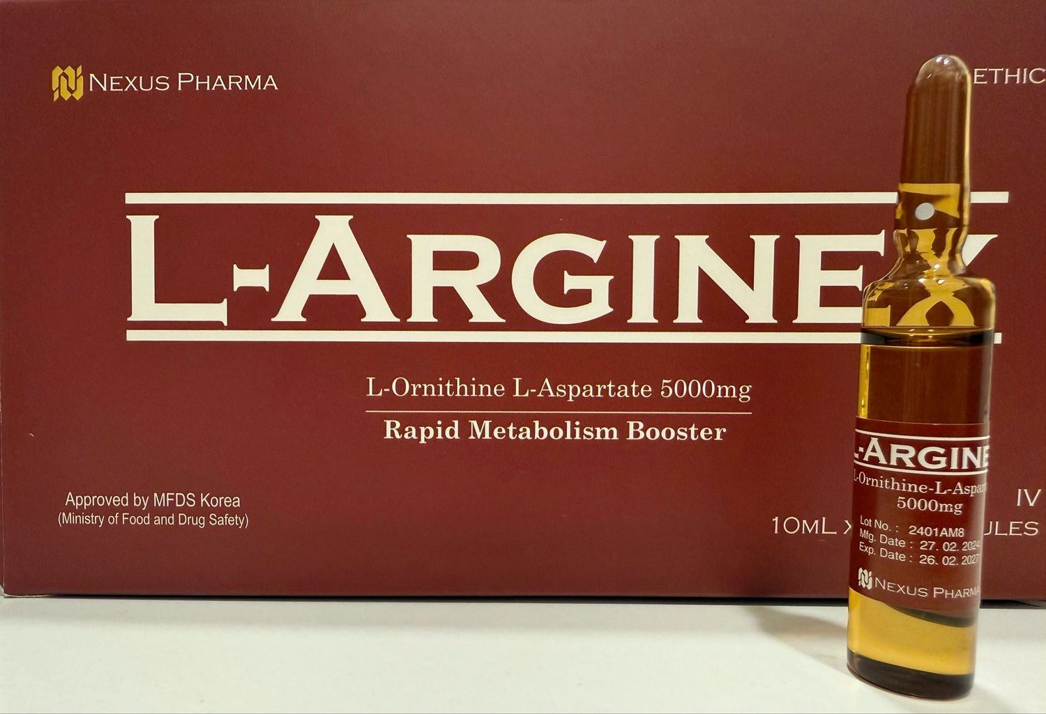 L- Arginine Ampoule IV