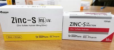 Zinc Single Vial Ampoule - IV