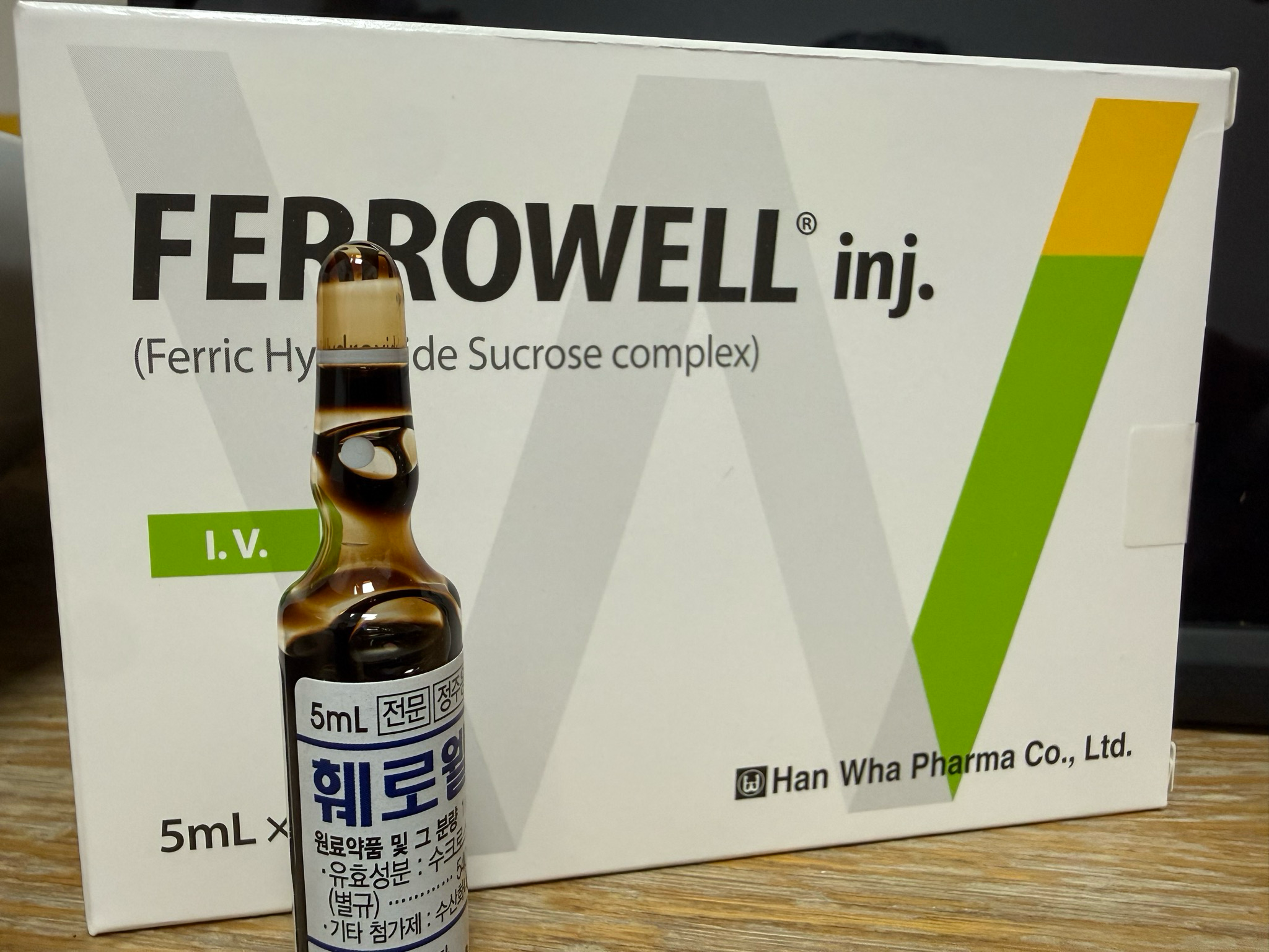 IRON IV DRIP - Single Vial (With Infusion Lead & Butterfly Needle Included)