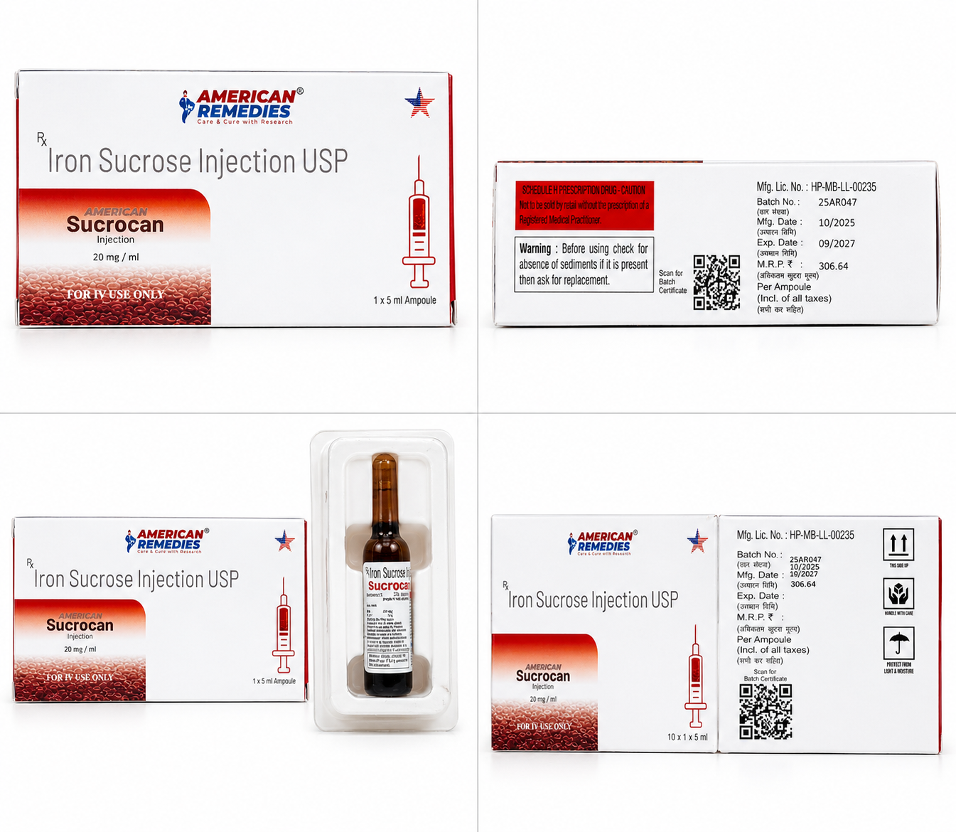 IRON INFUSION x 1 SINGLE VIAL