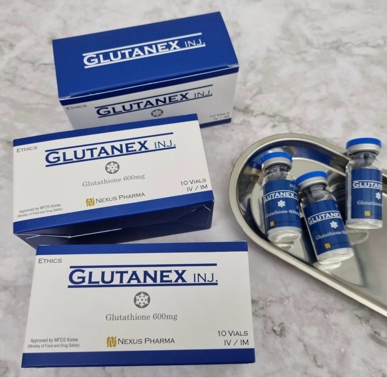 GLUTATHIONE 600MG IV/IM Single Vial Ampoule