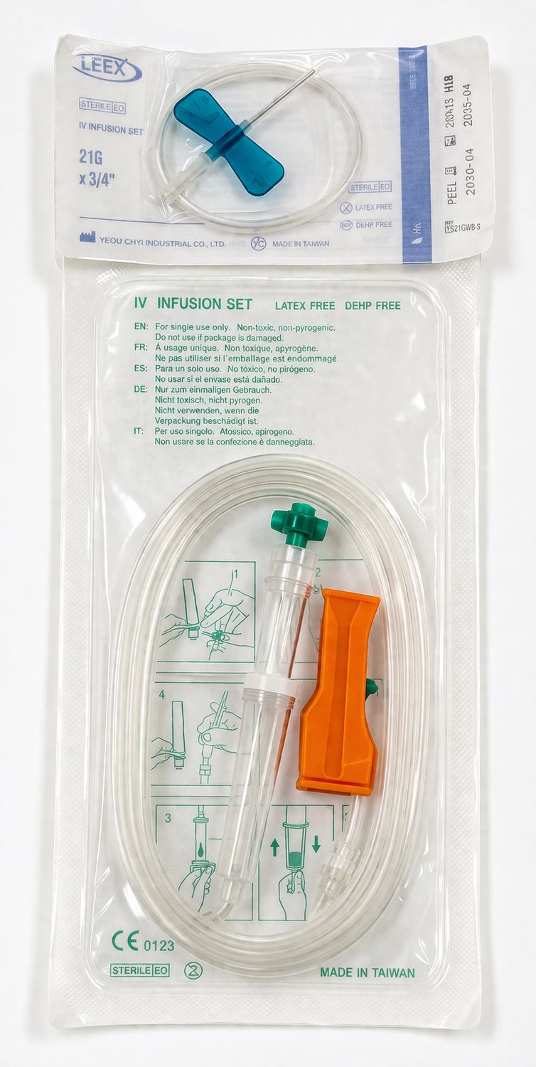 INFUSION LEAD/ GIVING SET WITH BUTTERFLY