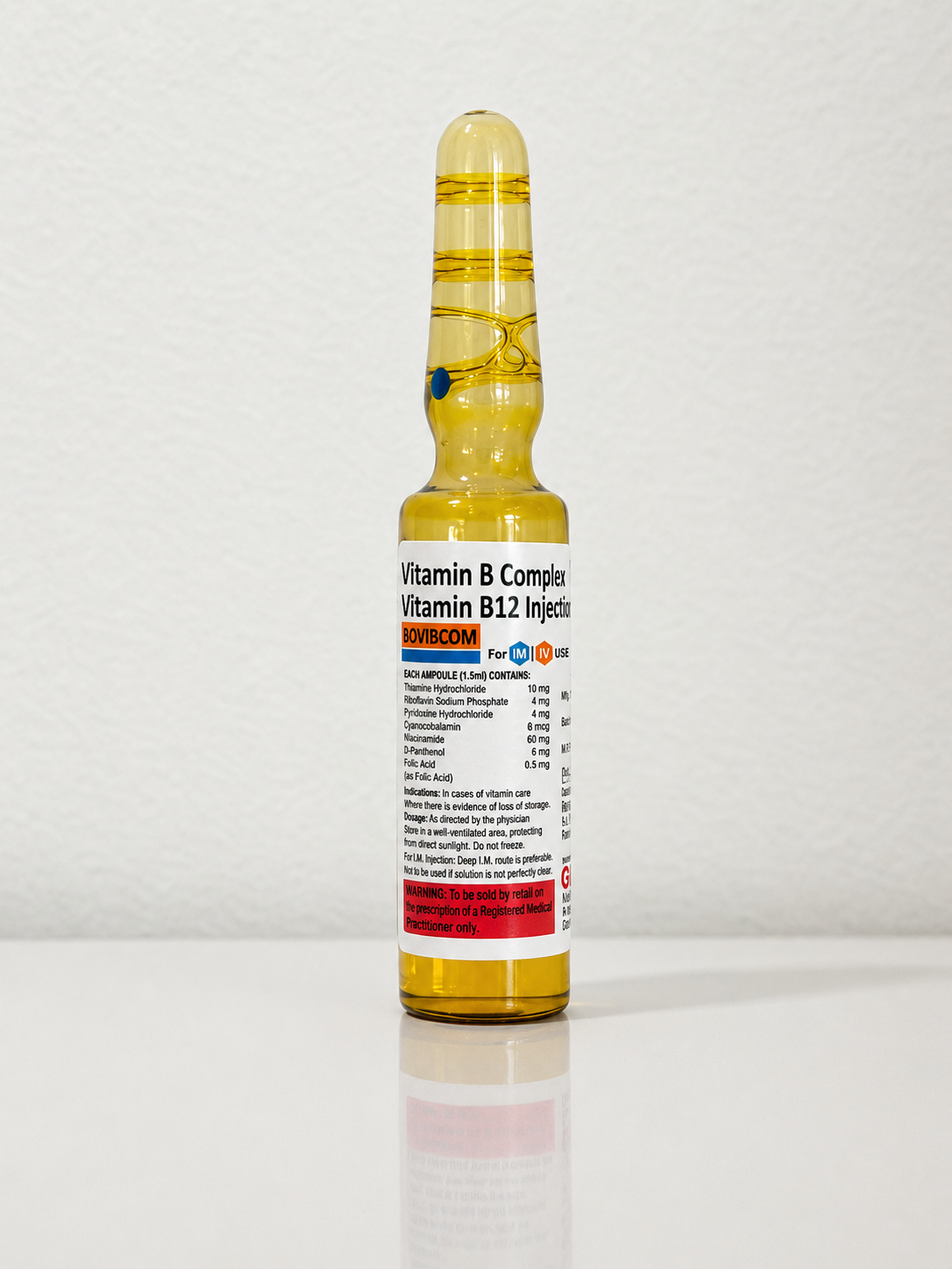 VITAMIN B COMPLEX IV/IM- x 1 Single Vial Ampoule