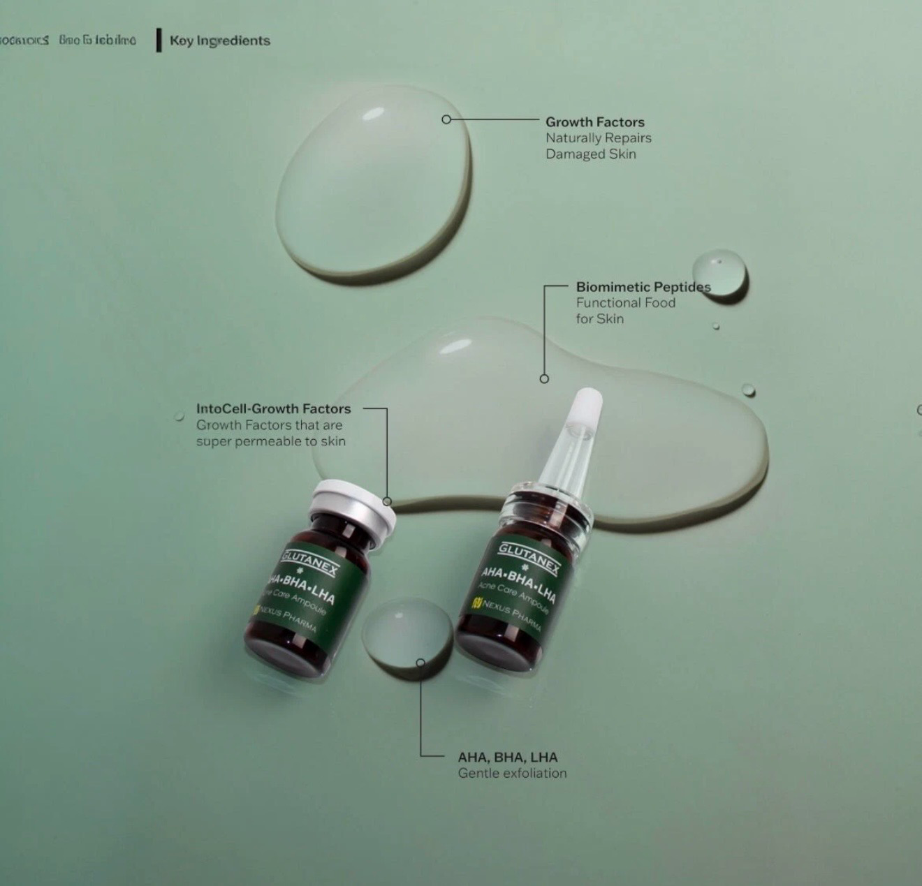 GLUTANEX AHA-BHA-LHA Serum x 1 Vial