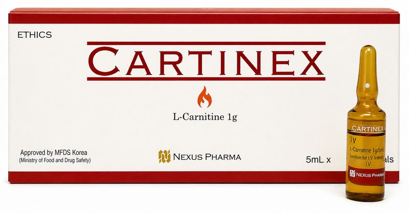 L-Carnitine - x 1 Single Vial Ampoule Carnitex L-Carnitine - x 1 Single Vial Ampoule Carnitex