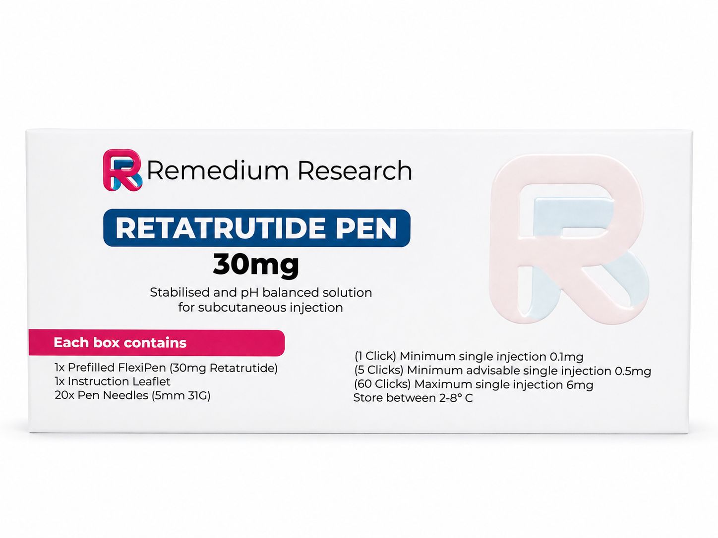 Retatrutide Pen 30mg Remedium Research