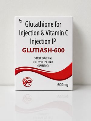 Glutathione 600mg IV/IM With Vitamin C 500mg - Combi Pack